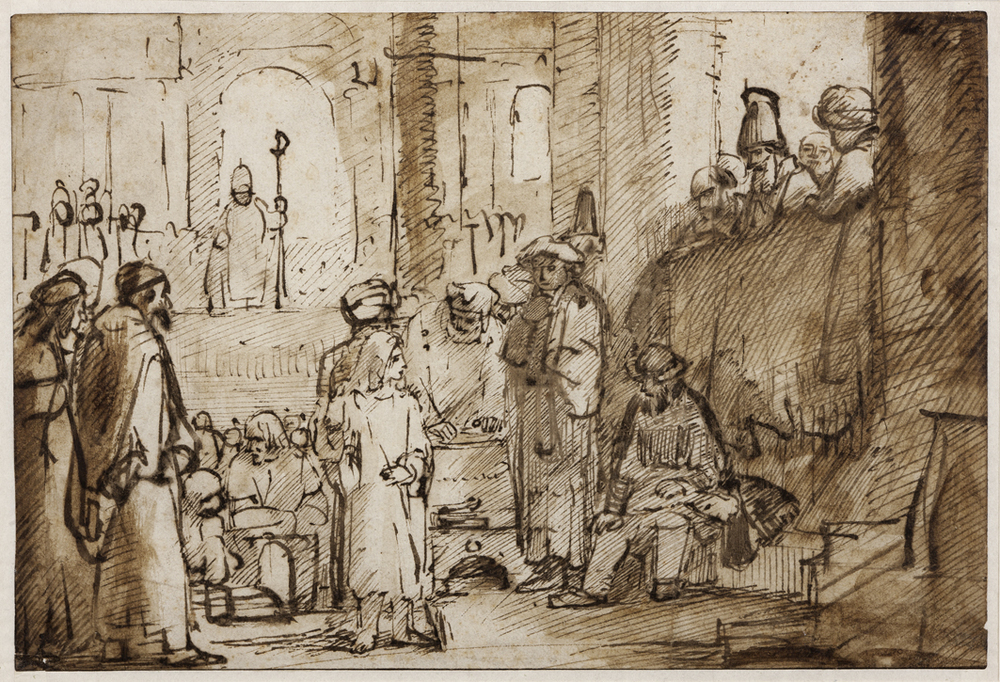 Christus temidden van de schriftgeleerden